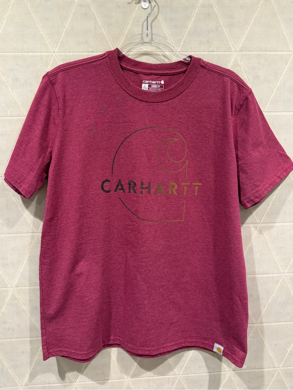 Carhartt Loose Fit Heavyweight Short Sleeve Graphic T-Shirt Womens Size L 12/14
